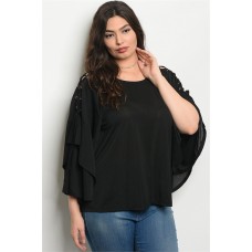  BLACK PLUS SIZE TOP 